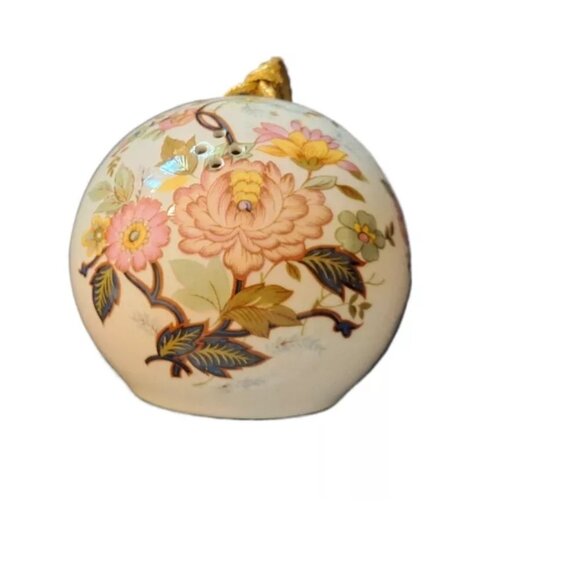 Vintage Pink Floral Royal Windsor Bone China Pomander Potpourri Excellent - Picture 6 of 6